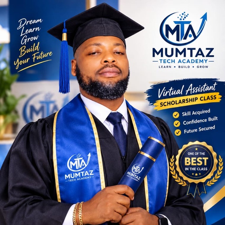 Portrait of Asiwaju-Adeniji Bolaji (Idan-Ai), Mumtaz Tech Academy graduate