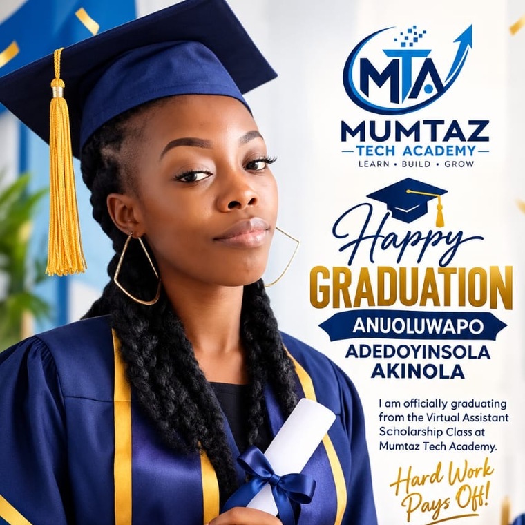 Portrait of Anuoluwapo Adedoyinsola Akinola, Mumtaz Tech Academy graduate