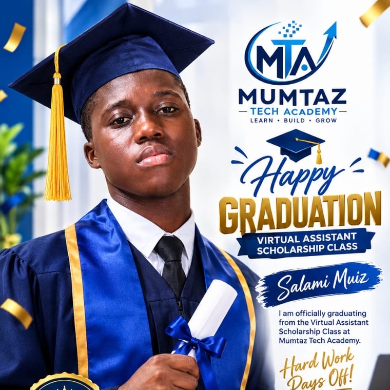 Portrait of Salami Muiz, Mumtaz Tech Academy graduate