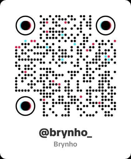 TikTok QR code for Brynho, @brynho_