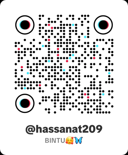 TikTok QR code for Eat with Twins, @hassanat209